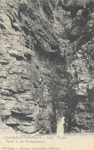 Oberstdorf-Tiefenbach i.Allgäu Breitachklamm ngl D0853