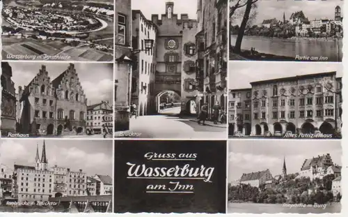 Wasserburg am Inn Teilansichten gl1958 217.851