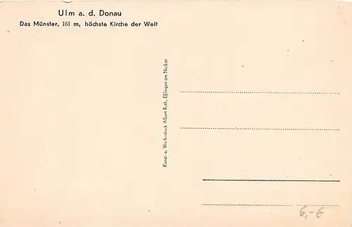 Ulm a.D. Münster ngl 144.920