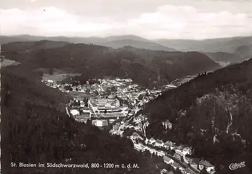 St. Blasien im Südschwarzwald Panorama gl1960 143.322