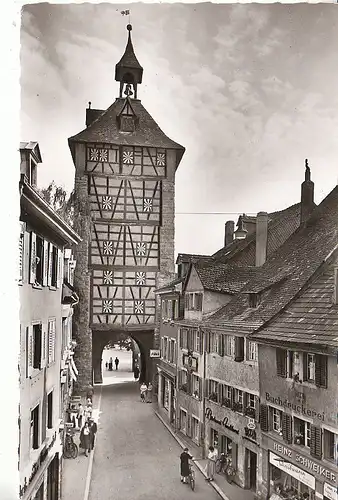 Konstanz Bodensee Schnetztor mit Hus-Haus ngl D0396