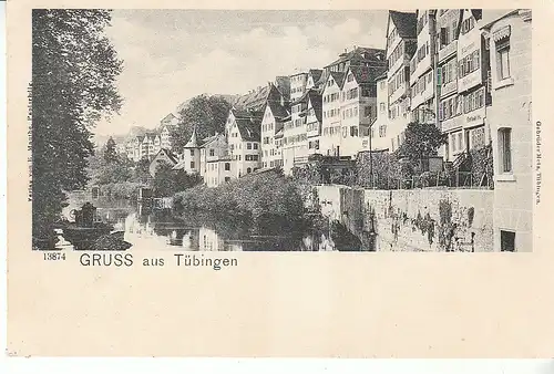 Gruss aus Tübingen um 1900 ngl D0416