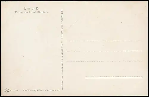 Ulm a.D. Partie am Zundeltörchen ngl 140.089