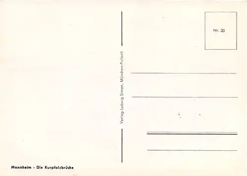 Mannheim Die Kurpfalzbrücke ngl 143.431