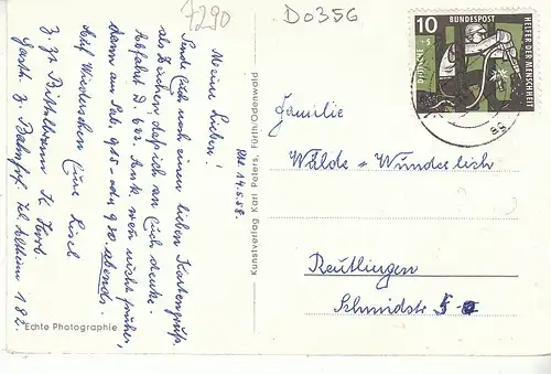 Freudenstadt Schwarzwald Langenwaldsee gl1958 D0356