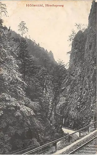 Höllental im Schwarzwald - Hirschsprung ngl 144.972