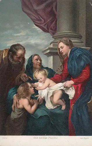 ANTON VAN DYCK Die heilige Familie ngl D1681