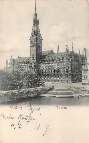 Hamburg Rathaus gl1904 149.235