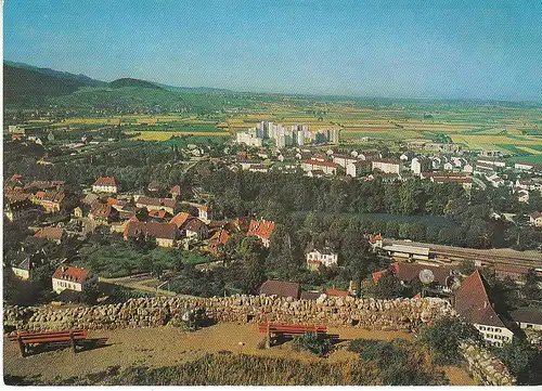 Fauststadt Staufen i.Brg. Blick über die Stadt ngl C9970