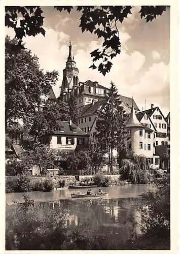 Tübingen Hölderlinturm mit Alter Aula ngl 145.235