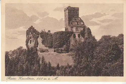 Ruine Zavelstein Schwarzwald bei Calw gl1934 D0431