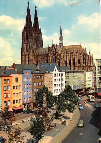 Köln Altermarkt und Dom glca.1970 145.377