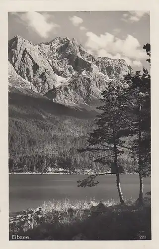 Der Eibsee bei Garmisch-Partenkirchen gl1931 D1889