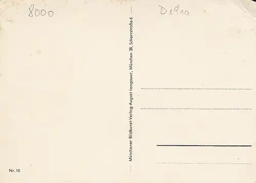 München Prominente Bauten Mehrbildkarte ngl D1910