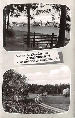 Langenbrand Schwarzwald 2 Ansichten gl1974 144.951