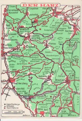 Der Harz, Karte ngl 217.712
