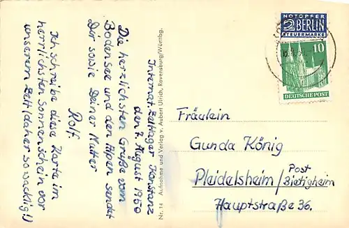 Konstanz am Bodensee Rhein und Schweizer Alpen gl1950 144.965