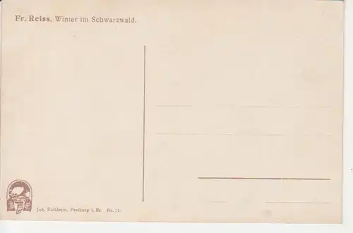 Fr. Reiss - Winter im Schwarzwald Nr.11 ngl 219.677