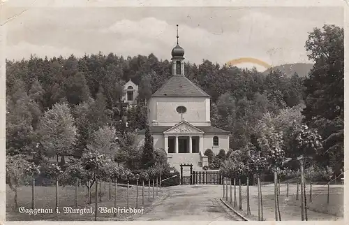 Gaggenau im Murgtal, Waldfriedhof ngl D2063