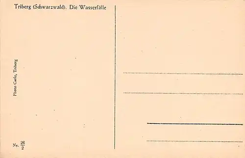 Triberg im Schwarzwald Wasserfälle ngl 145.011