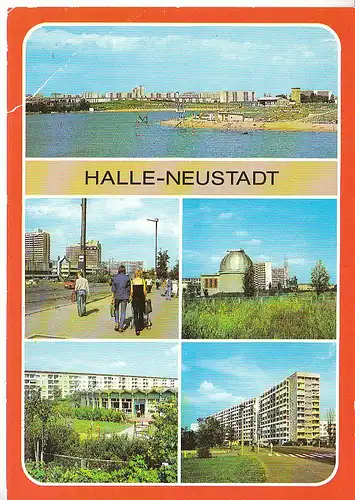 Halle-Neustadt Mehrbildkarte gl1964? D0642