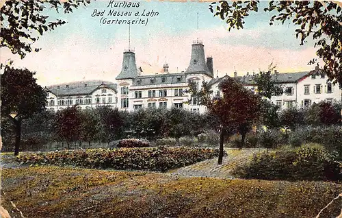 Bad Nassau an der Lahn Kurhaus Gartenseite glca.1915 146.207
