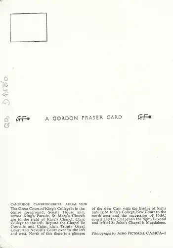 Cambridge Aerial View ngl D4580