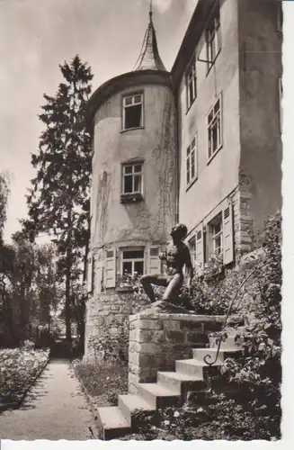 Tübingen Hölderlinturm mit Denkmal gl1958 217.841