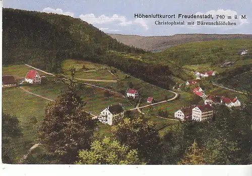 Freudenstadt Schwarzwald Christophstal mit Bärenschlößchen ngl D0372