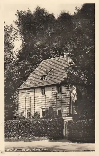 Weimar Goethe's Gartenhaus gl1941 D1012