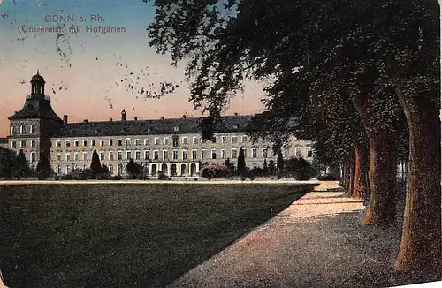 Bonn Universität mit Hofgarten gl1916 145.965