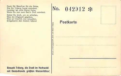 Triberg im Schwarzwald Wasserfälle ngl 145.031