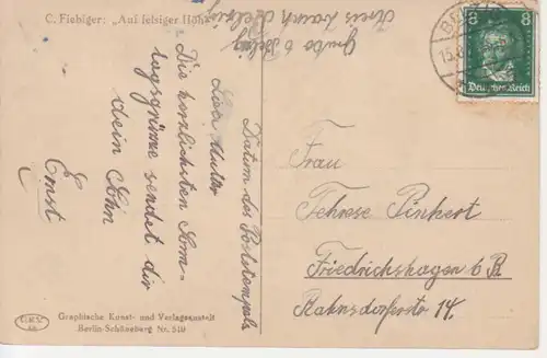 C. Fiebiger: Auf felsiger Höh' gl1928 217.921