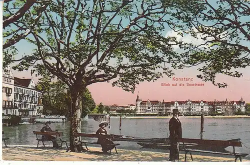 Konstanz Bodensee Blick auf die Seestraße ngl D0403