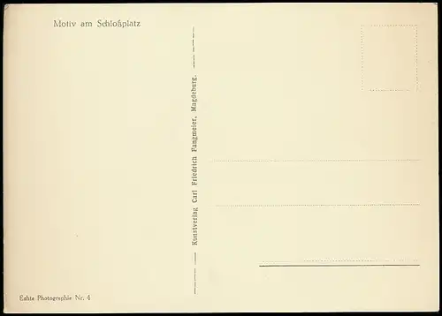 Dessau Motiv am Schlossplatz ngl 140.434