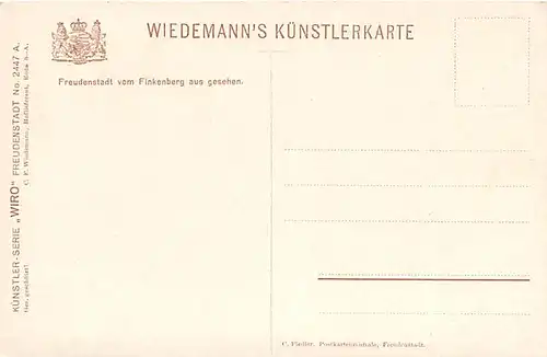 Freudenstadt vom Finkenberg aus gesehen ngl 144.768