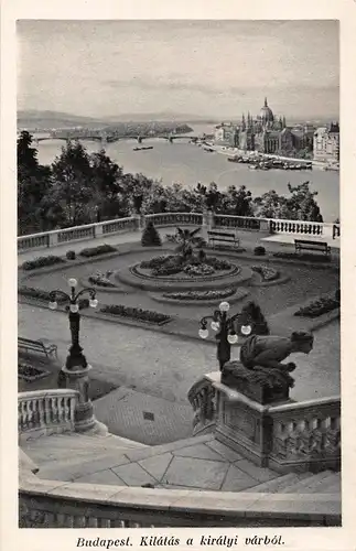 Budapest Kilátás a királyi várból / Aussicht vom königl. Schlosspark ngl 150.002