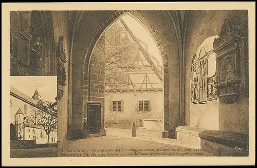 Alt-Leonberg Ev. Kirch-Portal ngl 140.132