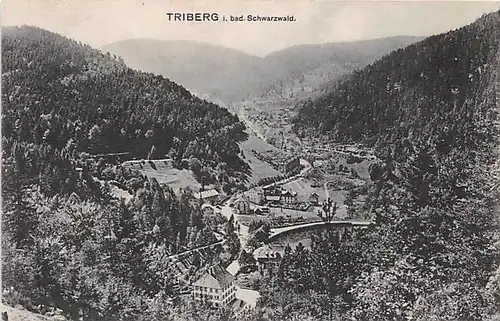 Triberg im Schwarzwald Gesamtansicht gl1919 144.861