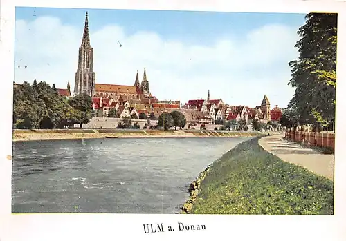 Ulm a.D. Ufer-Partie gl1954 145.181