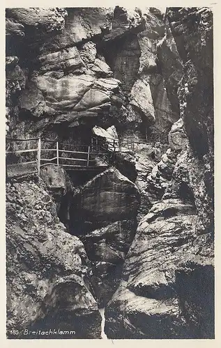 Breitachklamm bei Oberstdorf im Allgäu ngl D2282