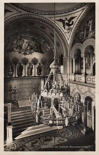 Schwangau, Schloß Neuschwanstein, Thronsaal gl1951 D2308