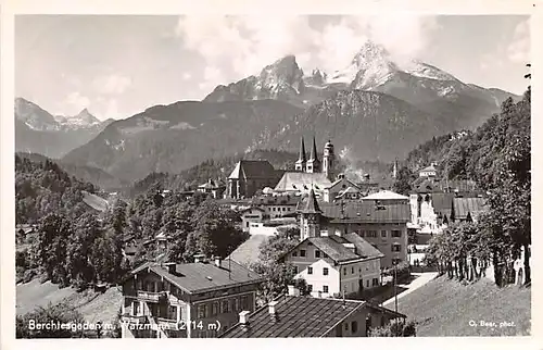 Berchtesgaden mit Watzmann gl1952 144.992