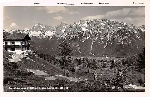 Kranzberghaus gegen Karwendel ngl 144.998