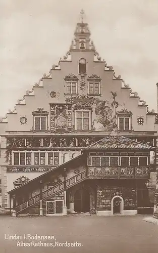 Lindau i.Bodensee, Altes Rathaus Nordseite ngl D0859