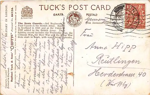 Schottland: The Scots Guards - The King's Guard gl1935 147.097