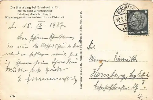 Braubach und die Marksburg gl1937 146.296