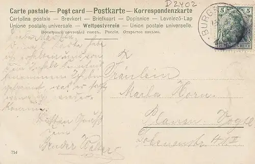 P.HEITINGER See mit Booten in den Bergen glum 1910? D2402