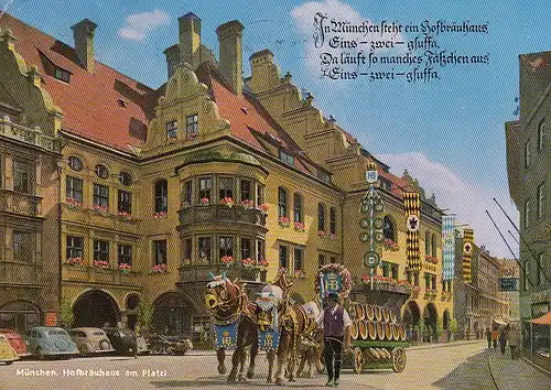München Hofbräuhaus am Platzl gl1973 D4974