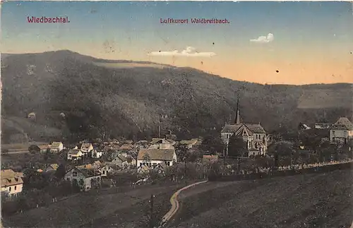 Waldbreitbach Panorama Wiedbachtal feldpgl1915 146.377